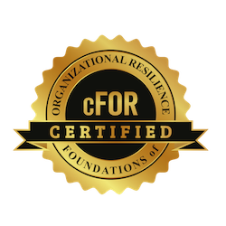 cFOR logo in gold